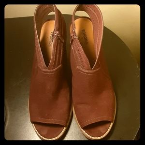 Sonoma Peep Toe Ankle Booties